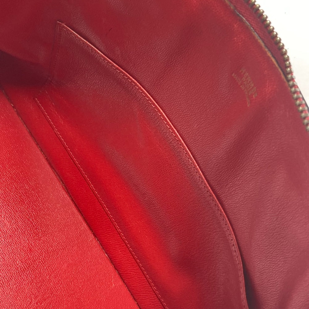 HERMES ヴィンテージ マクファーソン カバン ボックス ハンドバッグ クシュベル レディース レッド - brandshop-reference