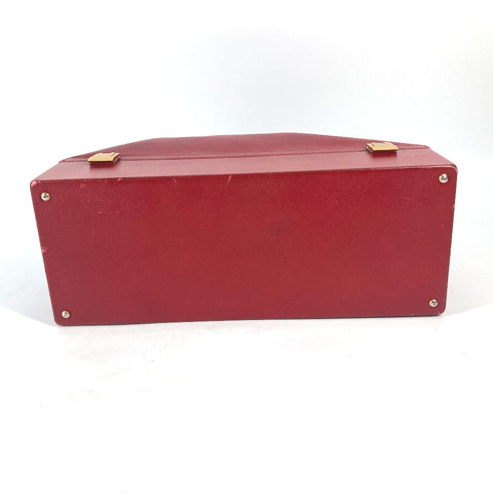 HERMES ヴィンテージ マクファーソン カバン ボックス ハンドバッグ クシュベル レディース レッド - brandshop-reference