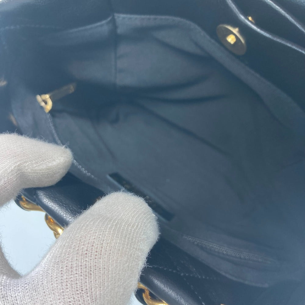 CHANEL AS3502 チェーンバッグ キルティング マトラッセ スモールショッピングバッグ カバン CC ココマーク ショルダーバッグ ラムスキン レディース ブラック - brandshop-reference