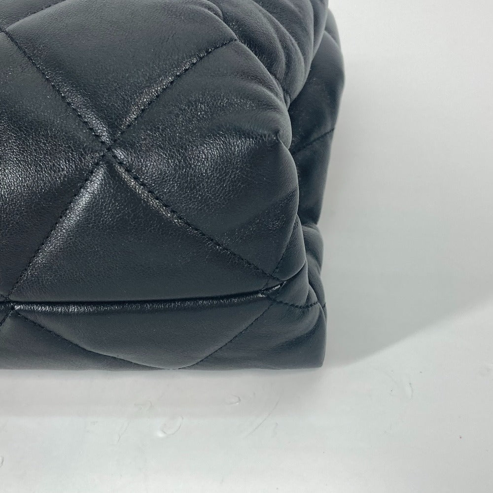 CHANEL AS3502 チェーンバッグ キルティング マトラッセ スモールショッピングバッグ カバン CC ココマーク ショルダーバッグ ラムスキン レディース ブラック - brandshop-reference