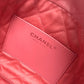 CHANEL AS3980 Chain Chanel 22 Mini Handbag, 2-Way Chain, Crossbody/Shoulder Bag, Calfskin, Pink, Women's