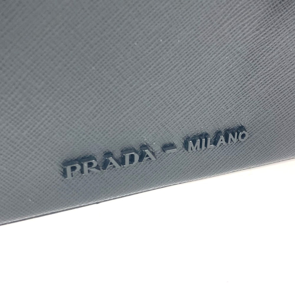 PRADA 1NJ003 カバン メイクボックス メイクポーチ バニティバッグ ロゴ ハンドバッグ サフィアーノレザ－ レディース - brandshop-reference