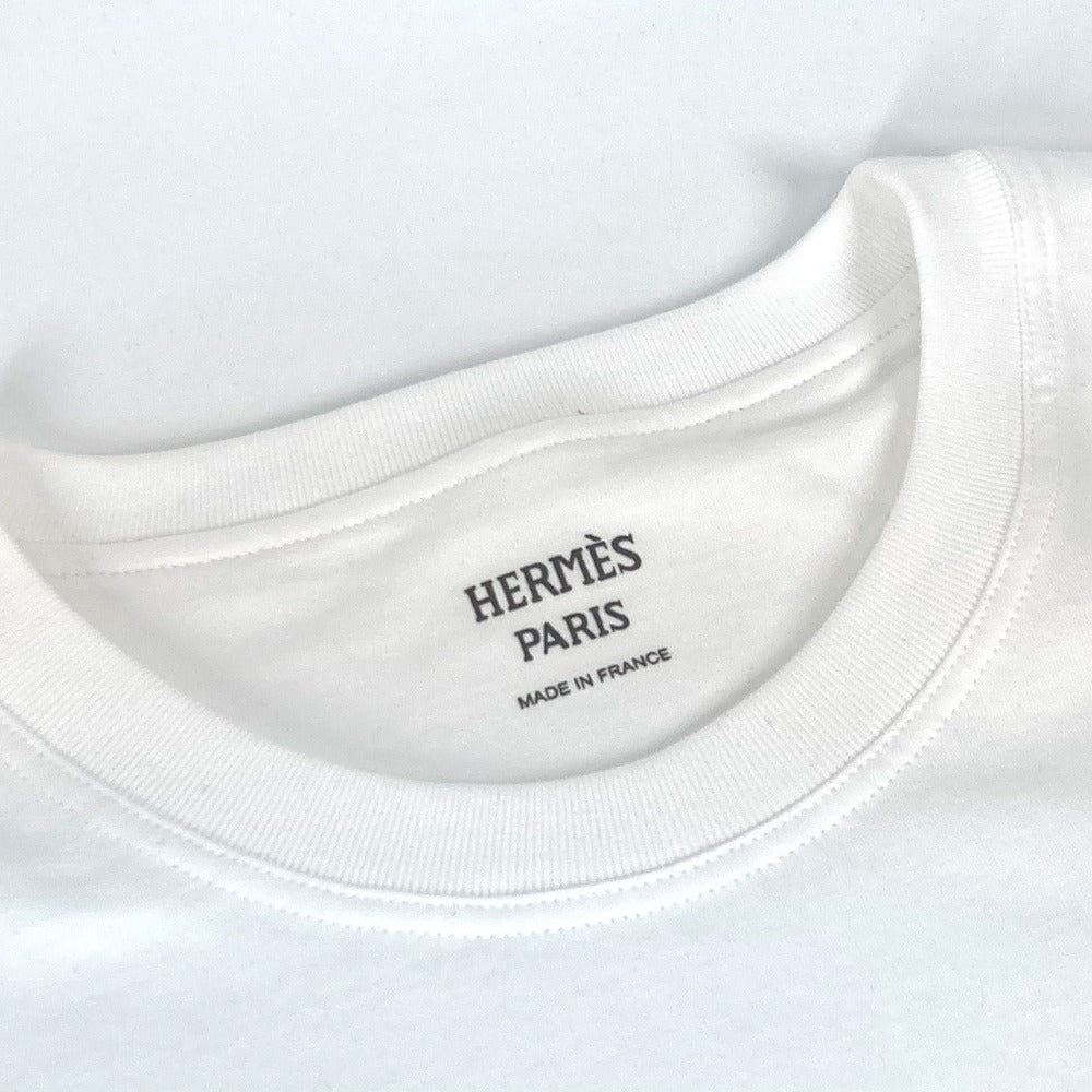 HERMES モザイク刺繍入りポケット H刺繍 アパレル トップス 半袖Ｔシャツ コットン レディース - brandshop-reference