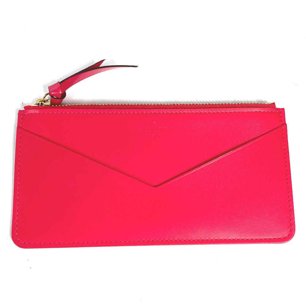 LOUIS VUITTON M61689 モノグラムヴェルニ ポルトフォイユ ジャンヌ フラップ コインケース＆カードケース付き 長財布 モノグラムヴェルニ レディース ホットピンク ピンク