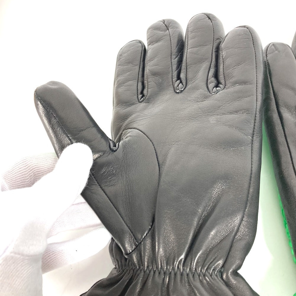 BOTTEGA VENETA 709335 バイカラー グローブ 手袋 レザー/ナイロン メンズ グリーン - brandshop-reference