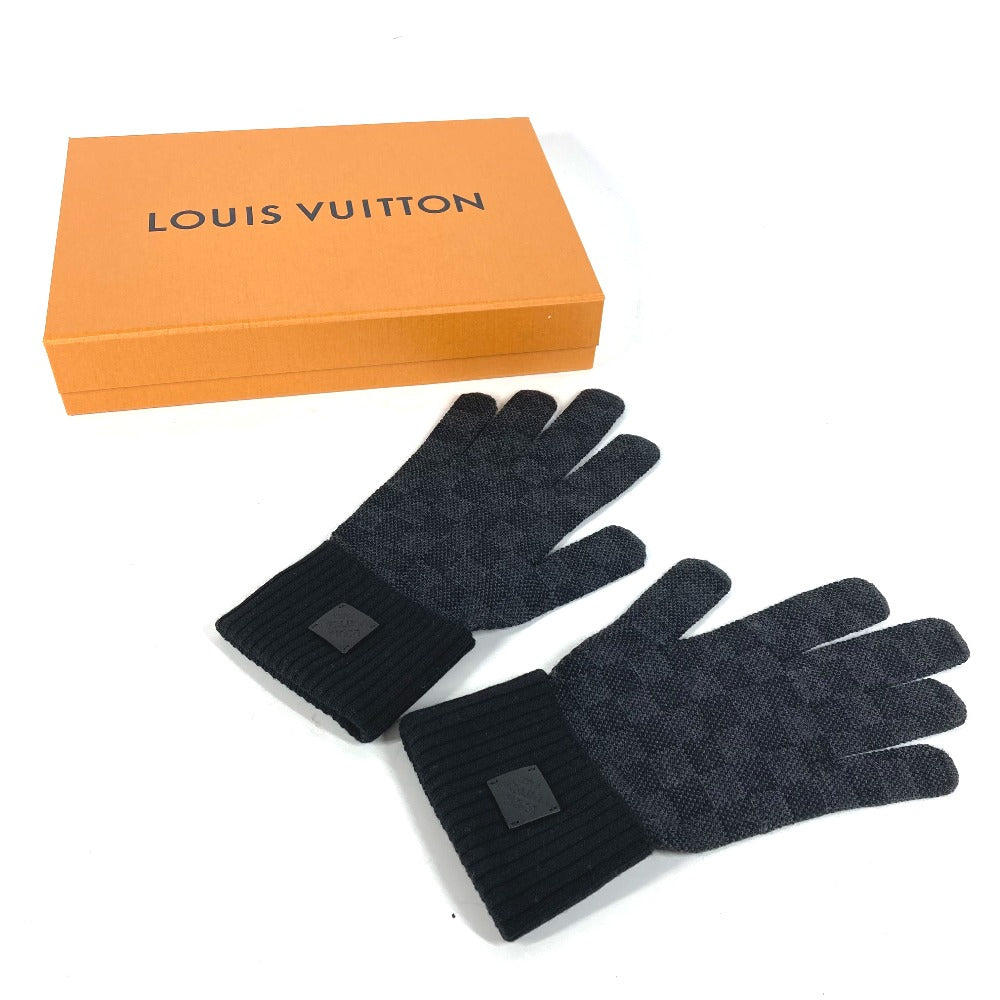 LOUIS VUITTON M77992 グローブ・ネオ プティ ダミエ グローブ 手袋 ウール メンズ - brandshop-reference
