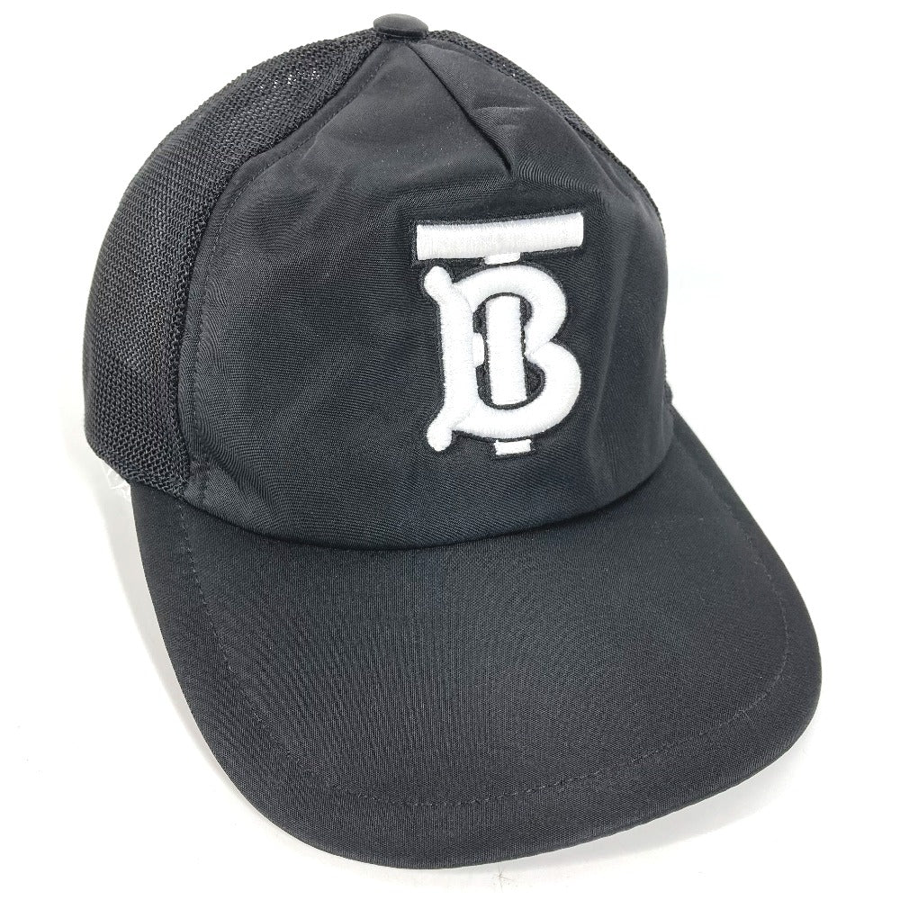 【美品】BURBERRY ブラックキャップ Lサイズ BURBERRY 8019211 TB Hat Cap Baseball Cap Nylon Men's | brandshop