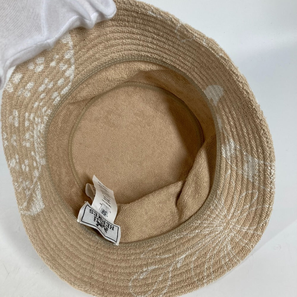 HERMES H231001N パイル ハット 《ジーン》Gene bucket hat  ハット帽 帽子 バケットハット ボブハット ハット コットン レディース - brandshop-reference