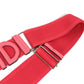 FENDI Strap You Mesh Logo Shoulder Strap in Leather/Canvas, Women's, Pink