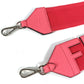 FENDI Strap You Mesh Logo Shoulder Strap in Leather/Canvas, Women's, Pink