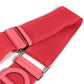 FENDI Strap You Mesh Logo Shoulder Strap in Leather/Canvas, Women's, Pink