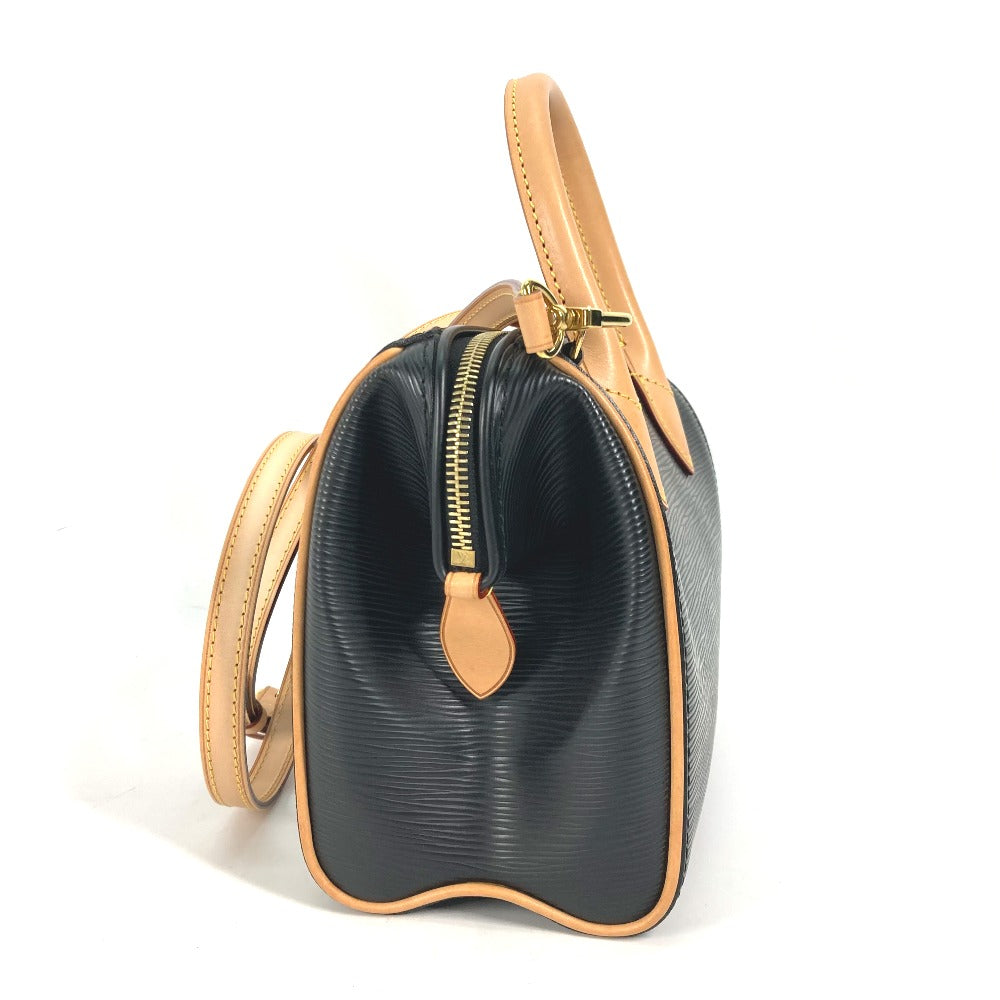 LOUIS VUITTON M93245 エピ カバン 斜め掛け ドッグPM 2WAY ショルダーバッグ ミニボストンバッグ ハンドバッグ エピレザー レディース ノワール ブラック - brandshop-reference