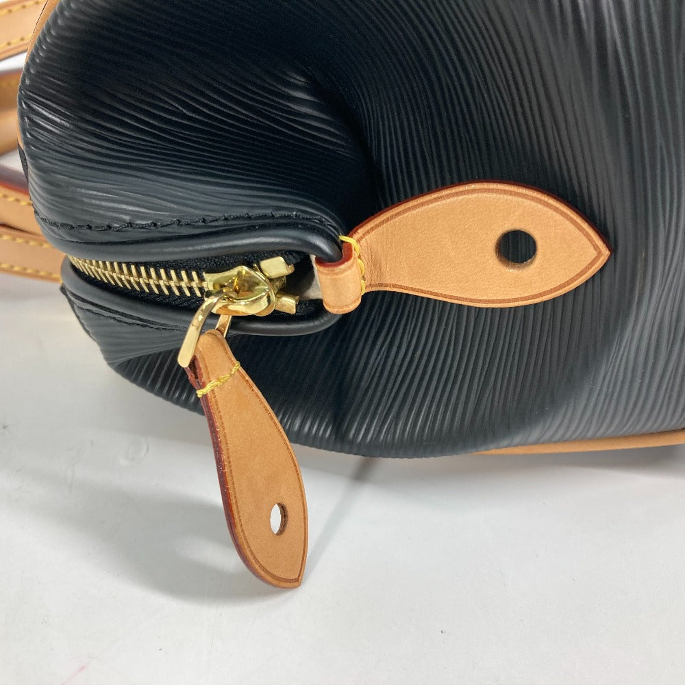 LOUIS VUITTON M93245 エピ カバン 斜め掛け ドッグPM 2WAY ショルダーバッグ ミニボストンバッグ ハンドバッグ エピレザー レディース ノワール ブラック - brandshop-reference