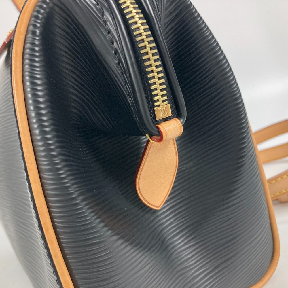 LOUIS VUITTON M93245 エピ カバン 斜め掛け ドッグPM 2WAY ショルダーバッグ ミニボストンバッグ ハンドバッグ エピレザー レディース ノワール ブラック - brandshop-reference