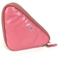 PRADA Chain Double Triangle Triangle Logo Plate Crossbody 3-Way Pochette Pouch Shoulder Bag Leather Women's Pink