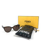 FENDI FE40008U ロゴ 眼鏡 アイウェア メガネ サングラス プラスチック レディース - brandshop-reference