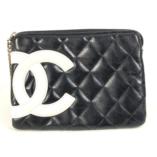 CHANEL カンボンライン CC ココマーク コインケース 財布 小銭入れ フラット ポーチ レザー レディース - brandshop-reference