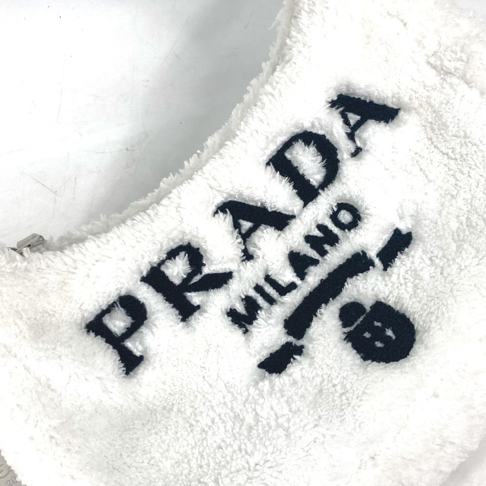 PRADA 1NE515 テリー ミニ Re-Edition 2000 SPUGNA ロゴ カバン ハンドバッグ ショルダーバッグ 肩掛け トートバッグ ファブリック レディース