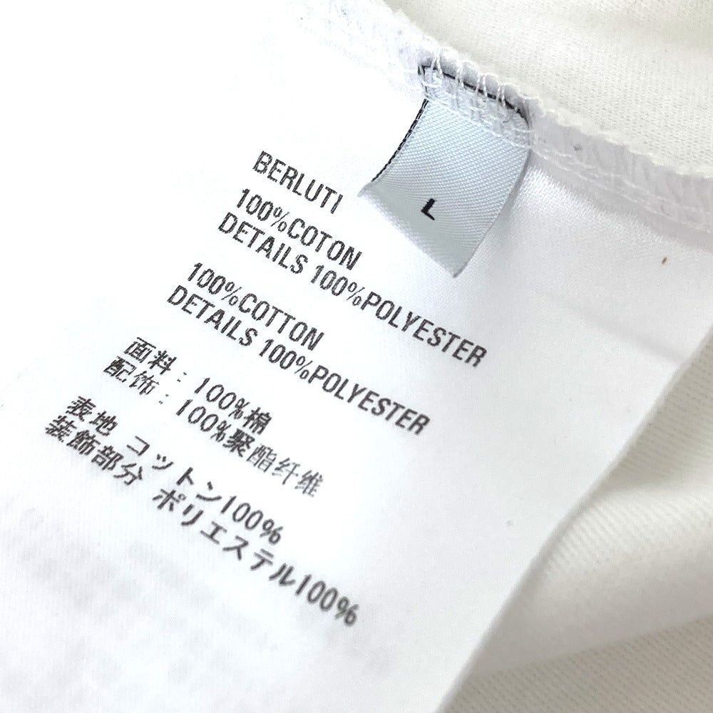 Berluti オールオーバー 刺繍スクリット Tシャツ アパレル トップス 半袖Ｔシャツ コットン メンズ - brandshop-reference