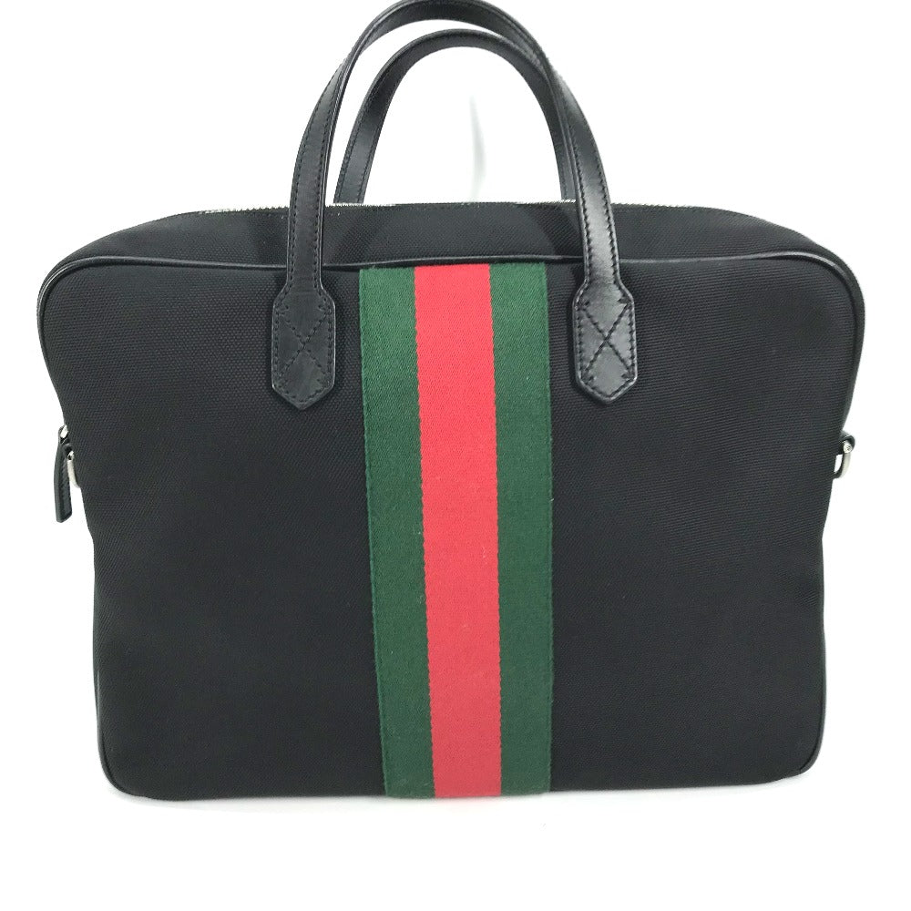 GUCCI 630922 シェリーライン ビジネスバッグ カバン ハンドバッグ ショルダーバッグ トートバッグ レザー/キャンバス レディース - brandshop-reference