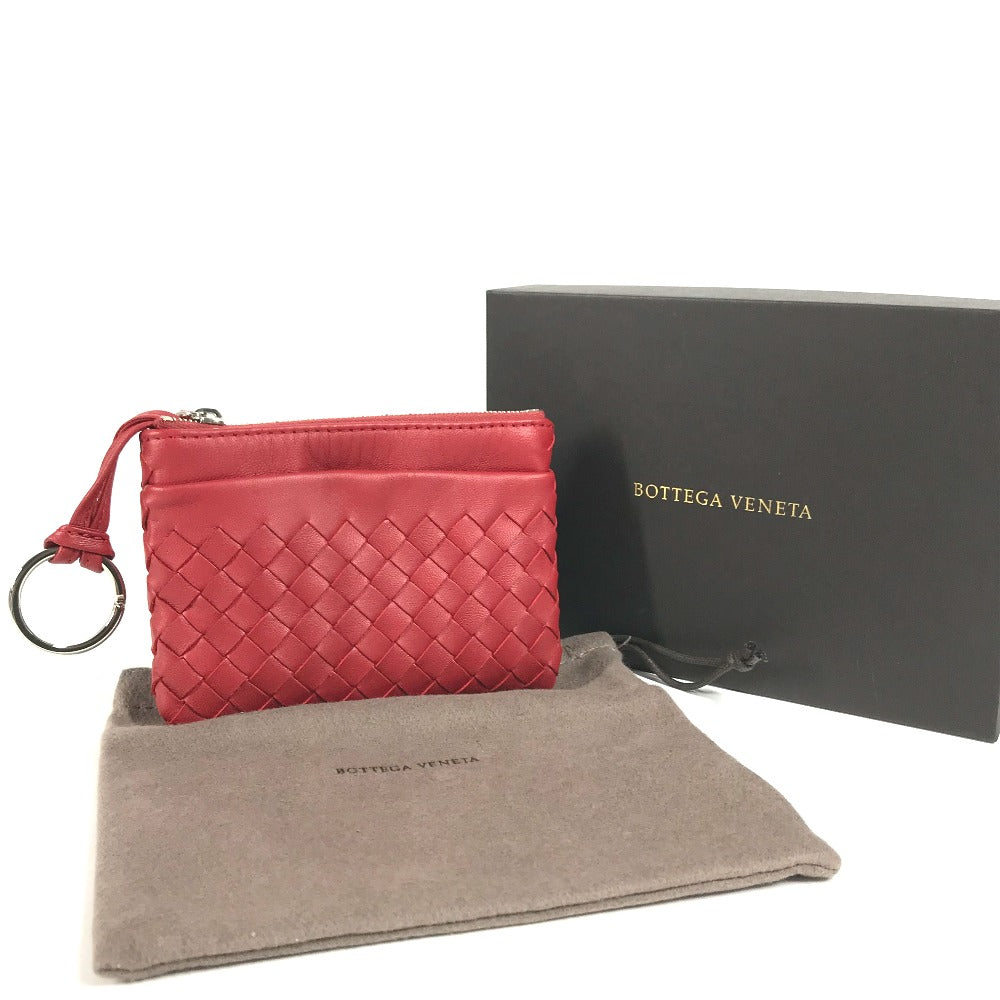 BOTTEGA VENETA 財布 小銭入れ イントレチャート キーリング付き コインケース レザー レディース - brandshop-reference