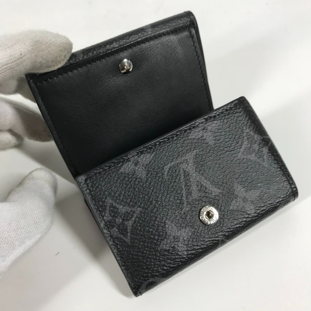 LOUIS VUITTON M67630 モノグラムエクリプス ディスカバリー コンパクト コンパクトウォレット 3つ折り財布 モノグラムエクリプスキャンバス メンズ ブラック - brandshop-reference