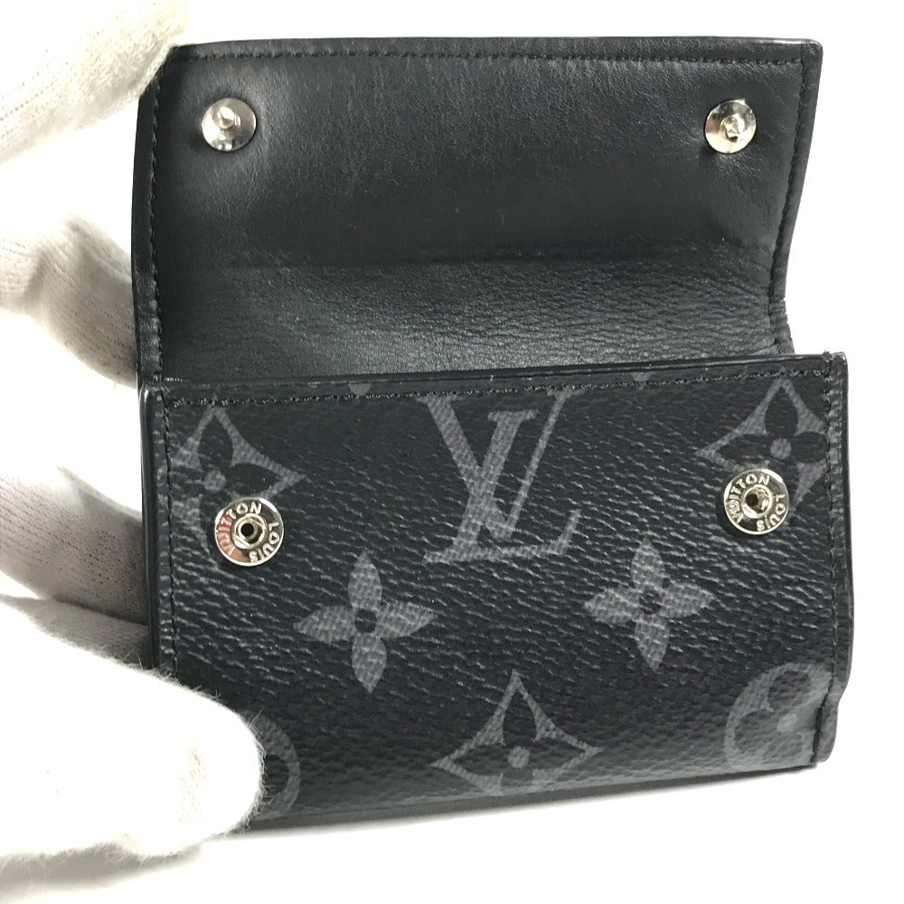 LOUIS VUITTON M67630 モノグラムエクリプス ディスカバリー コンパクト コンパクトウォレット 3つ折り財布 モノグラムエクリプスキャンバス メンズ ブラック - brandshop-reference