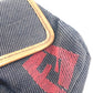 FENDI デニム レインボー ロゴ FF クロス ショルダーバッグ カバン ボディバッグ レザー/キャンバス レディース