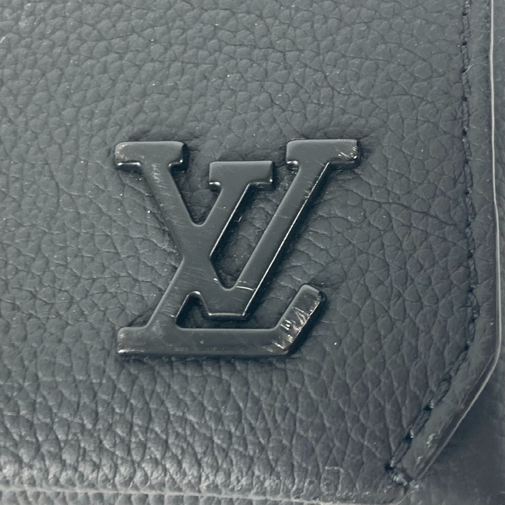 LOUIS VUITTON M82085 LVアエログラム ファストライン・ウェアラブル ウォレット カバン 斜め掛け ポシェット ショルダーバッグ レザー メンズ ブラック