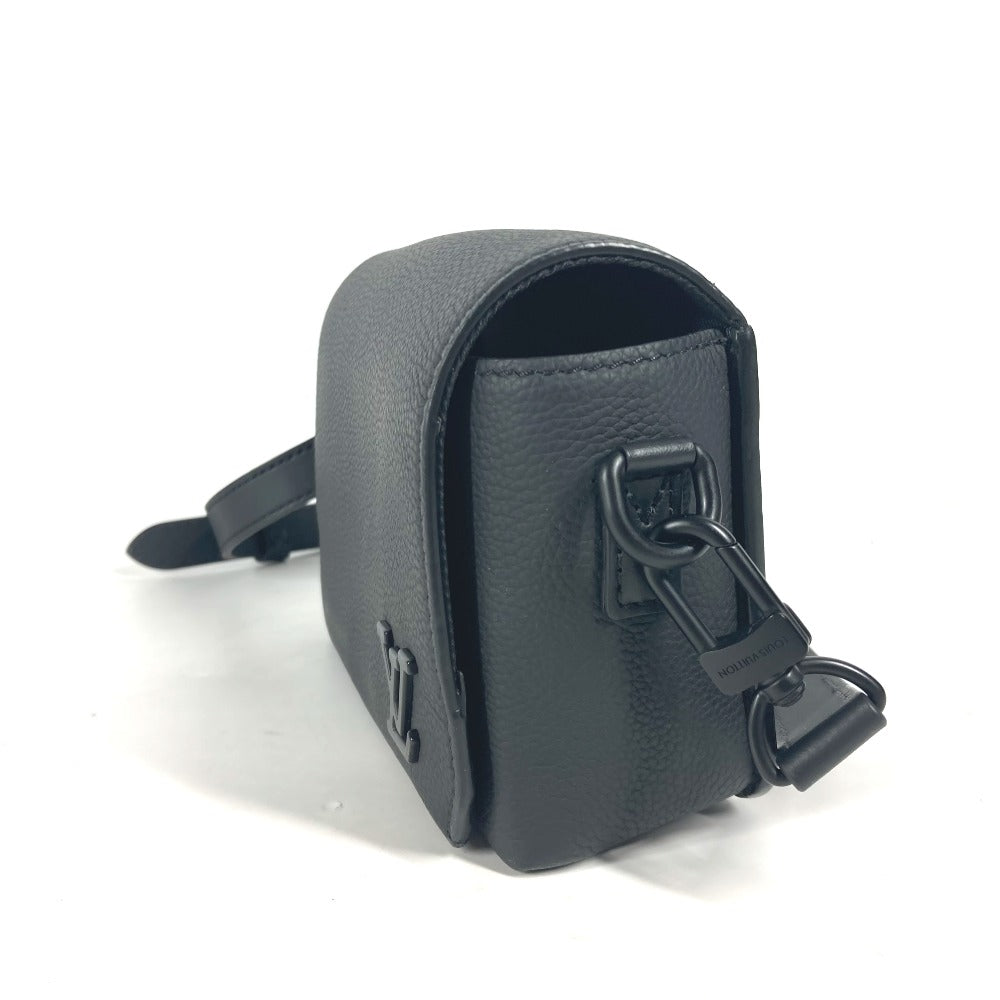 LOUIS VUITTON M82085 LVアエログラム ファストライン・ウェアラブル ウォレット カバン 斜め掛け ポシェット ショルダーバッグ レザー メンズ ブラック