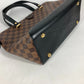 LOUIS VUITTON N41014 ダミエ ハイドパーク カバン トートバッグ 肩掛け ショルダーバッグ ダミエキャンバス レディース エベヌ ブラウン