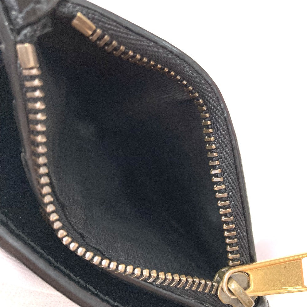 GUCCI 760223 ダブルG ロング ウォレット コンパクトウォレット 2つ折り財布 レザー レディース ブラック