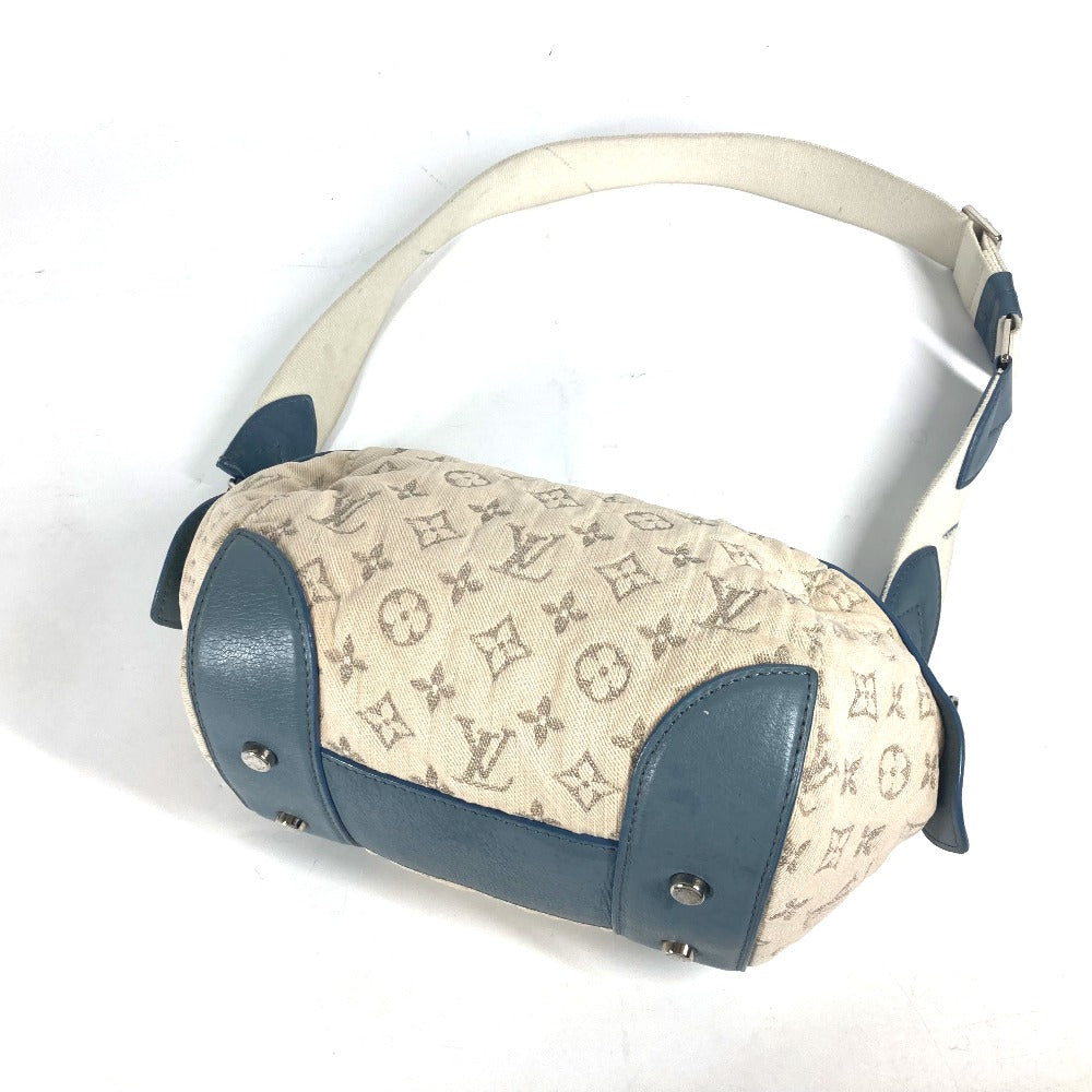 LOUIS VUITTON M40706 モノグラムデニム ポシェットラウンド ポシェット 斜め掛け カバン ショルダーバッグ モノグラムデニム レディース