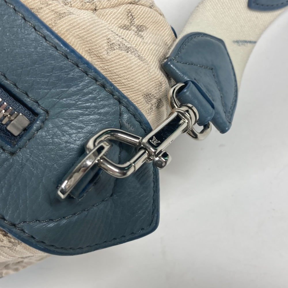 LOUIS VUITTON M40706 モノグラムデニム ポシェットラウンド ポシェット 斜め掛け カバン ショルダーバッグ モノグラムデニム レディース