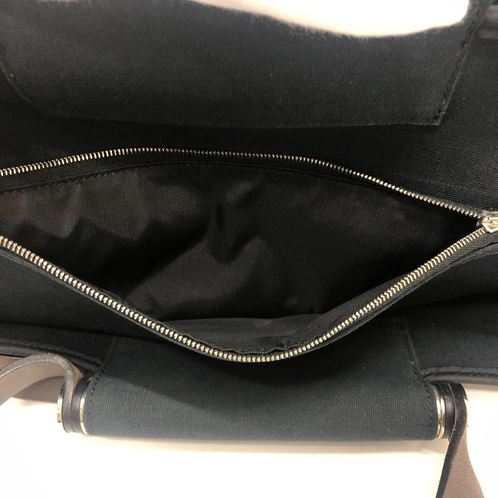 HERMES カバック エラン PM ショルダーバッグ カバン 肩掛けバック バック トートバッグ レザー/キャンバス レディース ブラック