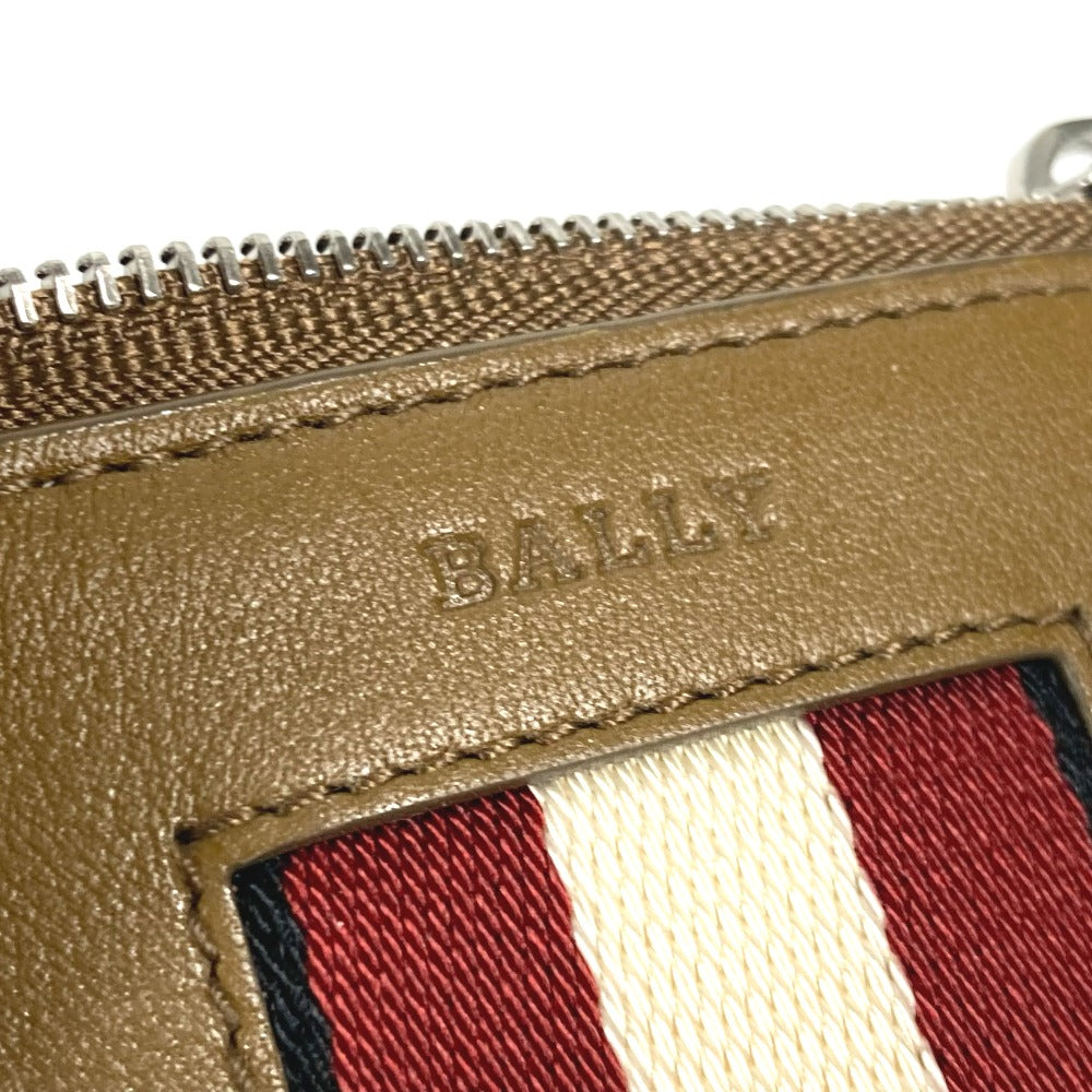 BALLY BON.MM カードケース ロゴ 財布 小銭入れ キーリング付 キーホルダー コインケース レザー メンズ - brandshop-reference