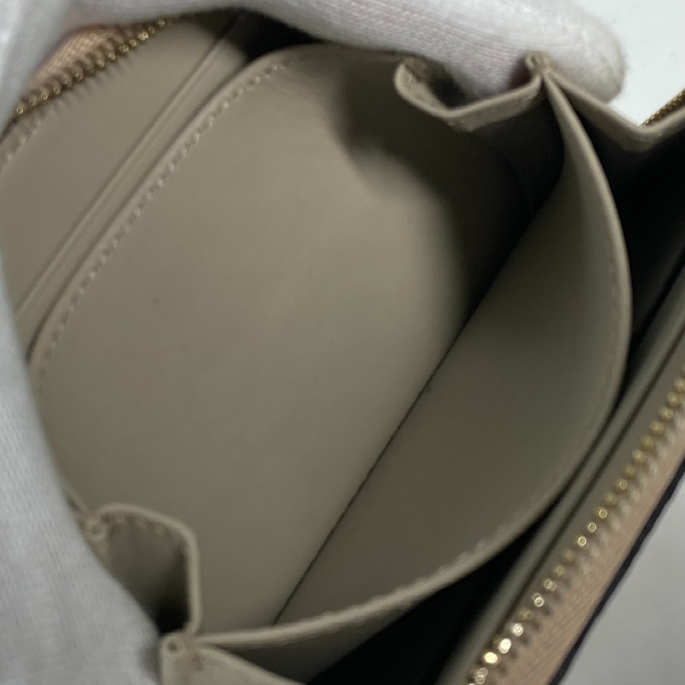 BALLY MORRIN ロゴ 財布 小銭入れ ラウンドファスナー コインケース レザー メンズ ピンクベージュ系 - brandshop-reference