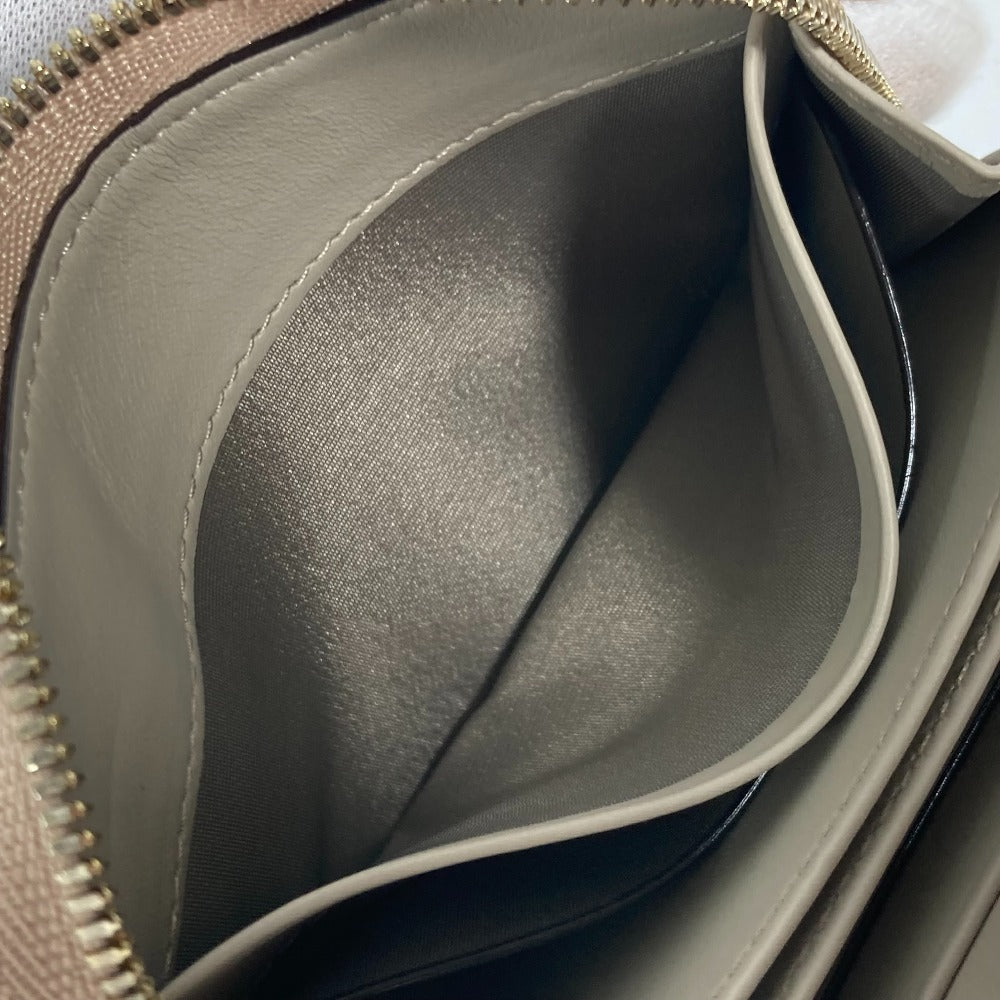 BALLY MORRIN ロゴ 財布 小銭入れ ラウンドファスナー コインケース レザー メンズ ピンクベージュ系 - brandshop-reference