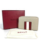 BALLY TORRIN.TSP ロゴ 財布 小銭入れ ラウンドファスナー コインケース レザー メンズ ベージュ - brandshop-reference