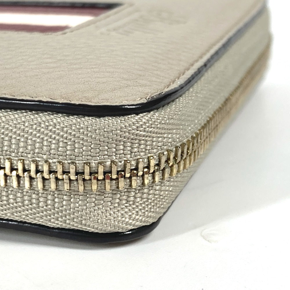 BALLY TORRIN.TSP ロゴ 財布 小銭入れ ラウンドファスナー コインケース レザー メンズ ベージュ - brandshop-reference