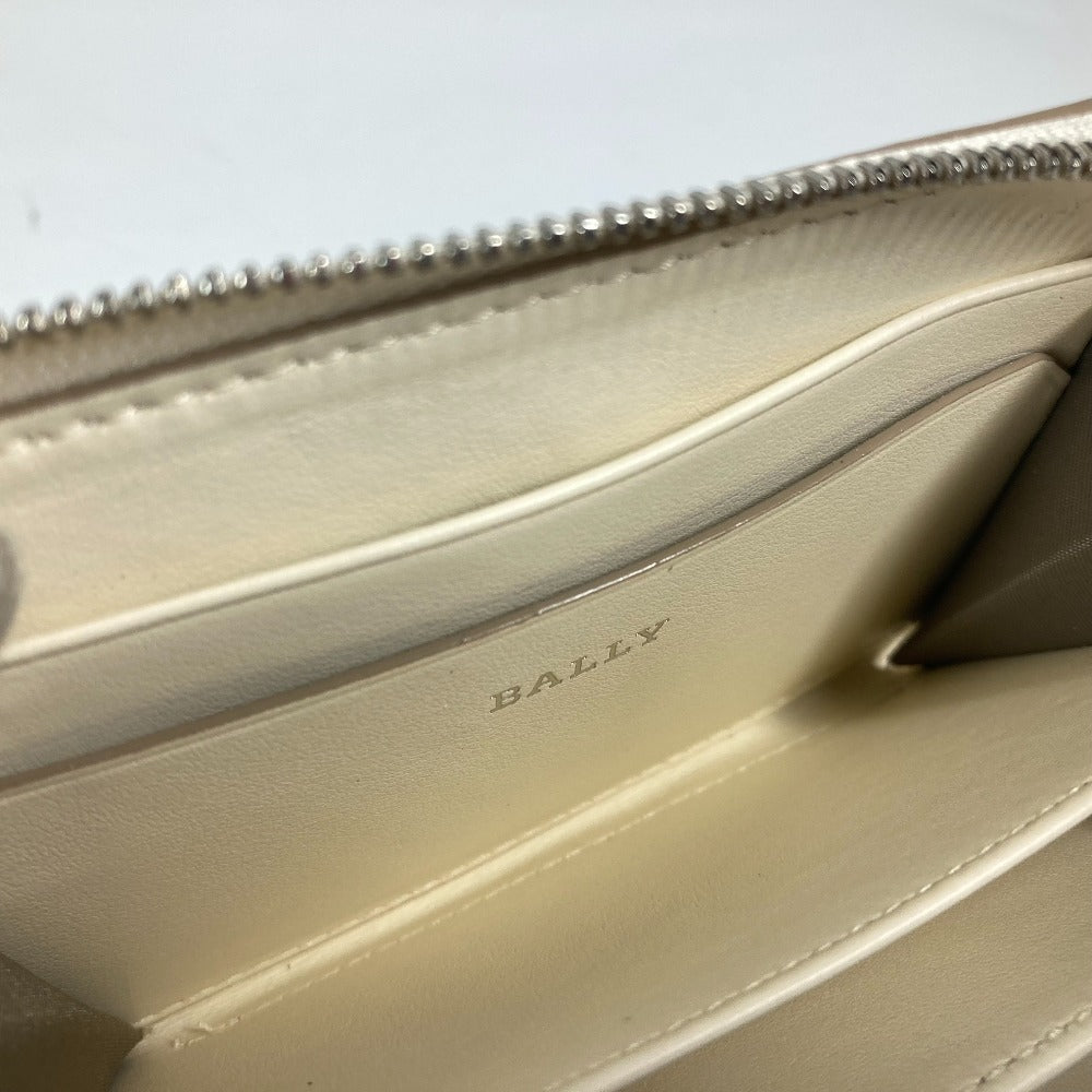 BALLY TORRIN.TSP ロゴ 財布 小銭入れ ラウンドファスナー コインケース レザー メンズ ホワイト - brandshop-reference