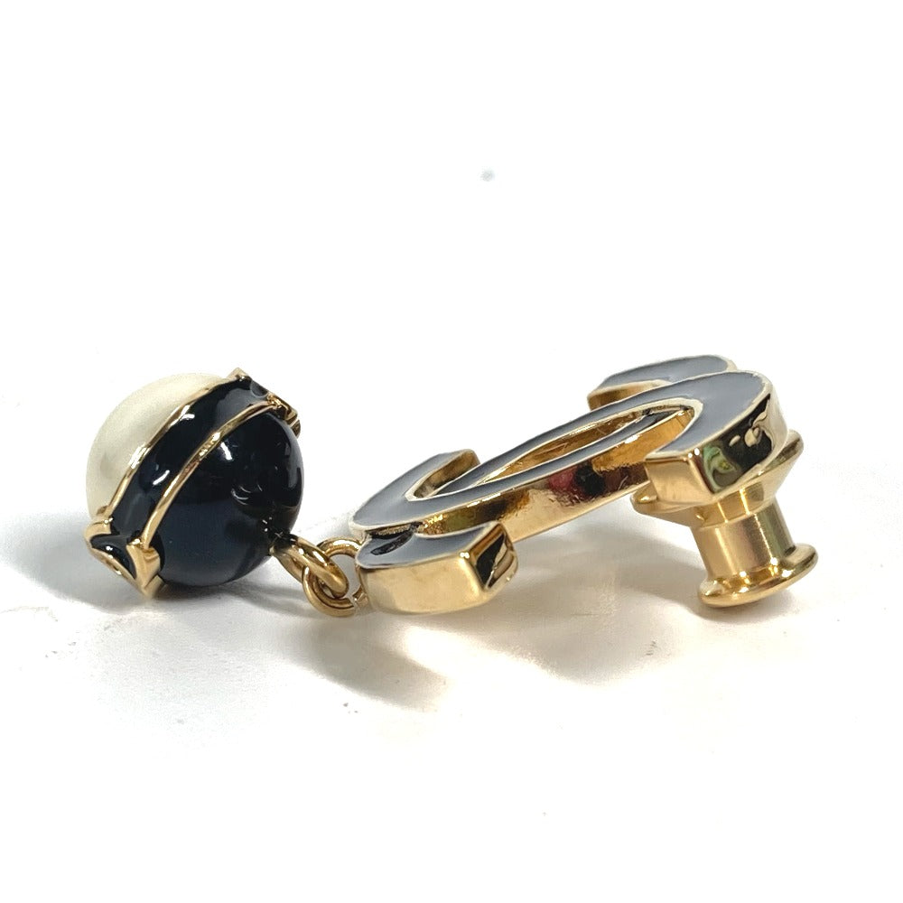 CHANEL B24S CC ココマーク フェイクパール アクセサリー ブローチ メタル レディース ゴールド - brandshop-reference