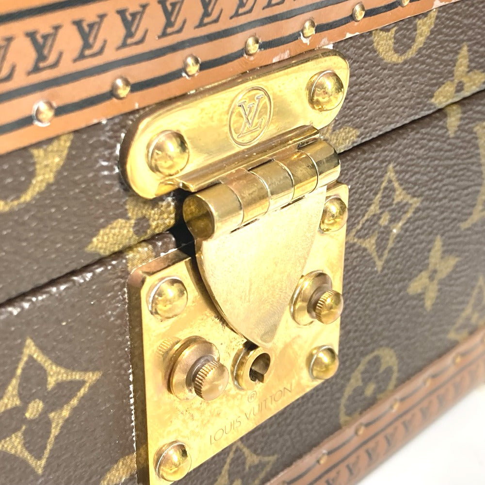 LOUIS VUITTON M47000 モノグラム コフレ・トレゾール24  ジュエリーボックス アクセサリーボックス BOX 小物入れ モノグラムキャンバス レディース ブラウン - brandshop-reference