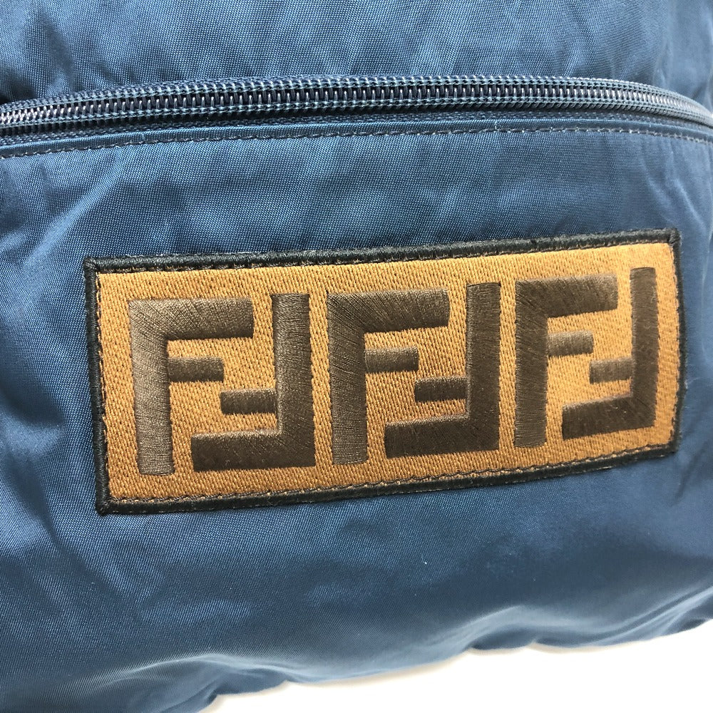 FENDI 8BZ045 ズッカ ロゴ ナップサック バックパック リュックサック ナイロン ユニセックス - brandshop-reference