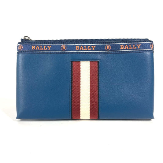 BALLY BERYER.MM 長財布 ウォレット ロゴ ストラップ付 カバン ポーチ クラッチバッグ レザー メンズ