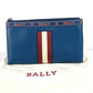 BALLY BERYER.MM 長財布 ウォレット ロゴ ストラップ付 カバン ポーチ クラッチバッグ レザー メンズ - brandshop-reference