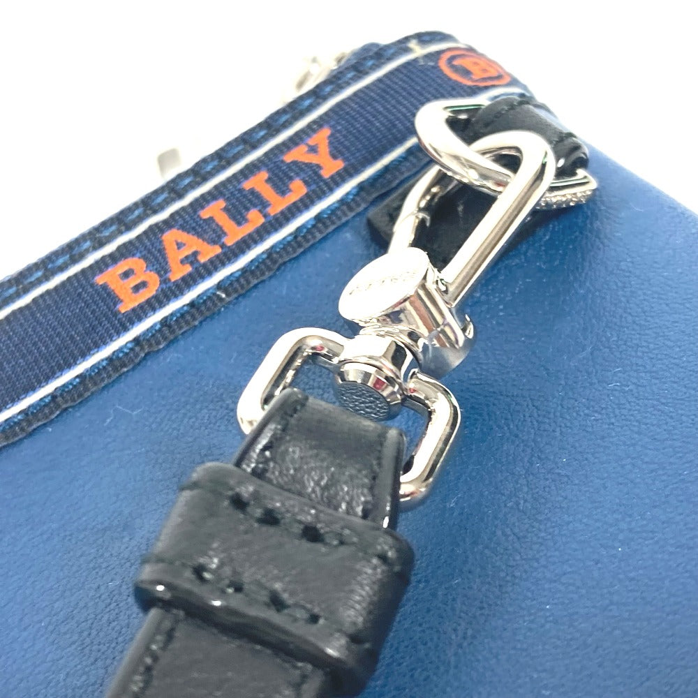 BALLY BERYER.MM 長財布 ウォレット ロゴ ストラップ付 カバン ポーチ クラッチバッグ レザー メンズ - brandshop-reference