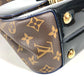 LOUIS VUITTON M53353 Monogram Cherrywood PM Handbag in Patent Leather, Black