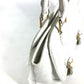 FENDI 8BN167 Horse Selleria Logo Shoulder Tote Bag Leather Women's White