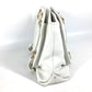 FENDI 8BN167 Horse Selleria Logo Shoulder Tote Bag Leather Women's White